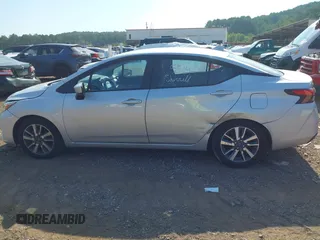 2023 Nissan Versa SV with VIN 3N1CN8EVXPL853622, listed as a IAAI auction lot 42863888 with 52,084 mi miles and . Bid and sale history available at DreamBid. Image 6.