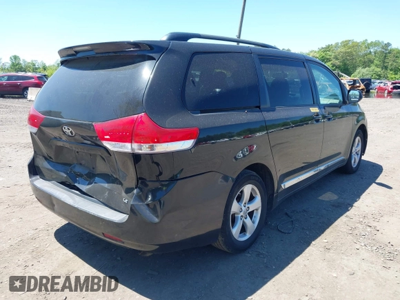 2014 Toyota Sienna LE AAS with VIN 5TDKK3DC6ES453200, listed as a IAAI auction lot 42277928 with 347,887 mi miles and . Bid and sale history available at DreamBid. Image 4.