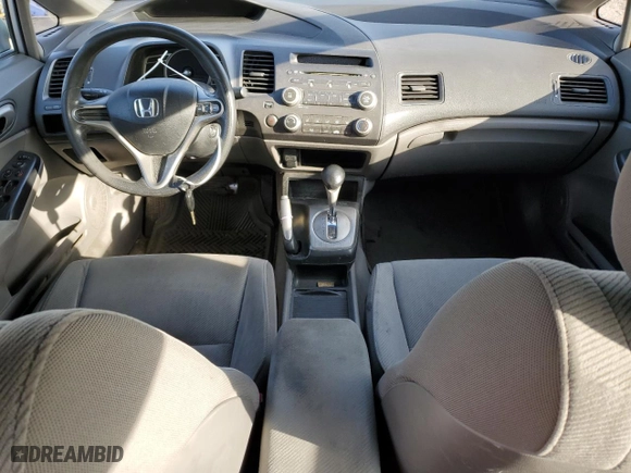 2010 Honda Civic Sdn LX with VIN 2HGFA1F53AH584828, listed as a Copart auction lot 50163105 with 157,378 mi miles and Salvage Title. Bid and sale history available at carsss.com. Image 8.