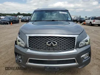 2016 Infiniti QX80 with VIN JN8AZ2NF7G9611575, listed as a Copart auction lot 62261044 with 120,151 mi miles and Salvage Title. Bid and sale history available at carsss.com. Image 5.