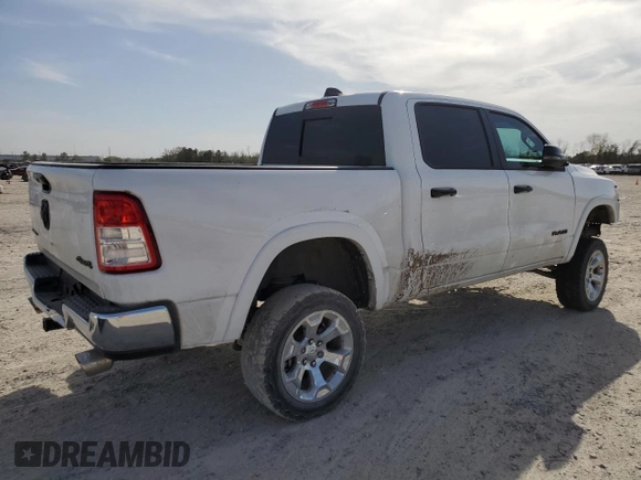 2023 Ram 1500 Limited with VIN 1C6SRFHT1PN576104, listed as a Copart auction lot 48064355 with 23,874 mi miles and Salvage title. Bid and sale history available at DreamBid. Image 3.