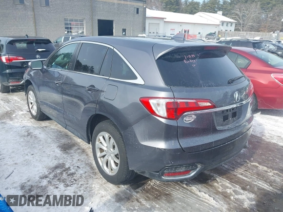 2017 Acura RDX w/Technology Pkg with VIN 5J8TB4H52HL017621, listed as a IAAI auction lot 41512169 with 105,029 mi miles. Bid and sale history available at carsss.com. Image 3.