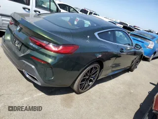 2023 BMW 8 Series 840i with VIN WBAAE2C07PCK95732, listed as a Copart auction lot 56186463 with 6,193 mi miles. Bid and sale history available at carsss.com. Image 3.
