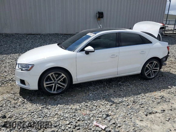 2019 Audi A3 Sedan Premium with VIN WAUAUGFF6K1008904, listed as a Copart auction lot 48968675 with 38,957 mi miles and Salvage Title. Bid and sale history available at carsss.com. Image 1.