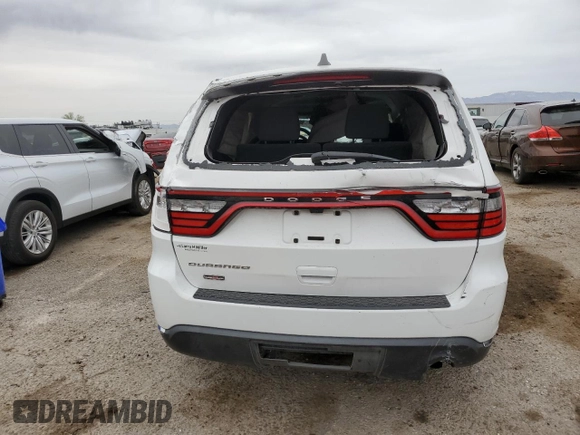 2021 Dodge Durango SXT with VIN 1C4RDHAG5MC555228, listed as a Copart auction lot 59119935 with Not provided miles and Salvage title. Bid and sale history available at DreamBid. Image 6.