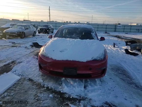 2022 Tesla Model 3 with VIN 5YJ3E1EAXNF288365, listed as a Copart auction lot 85207714 with 55,622 mi miles and Salvage Title. Bid and sale history available at carsss.com. Image 11.