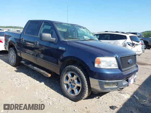 2004 Ford F-150 XLT with VIN 1FTRW14W74KC93965, listed as a IAAI auction lot 42234668 with 190,139 mi miles and . Bid and sale history available at DreamBid. Image 1.