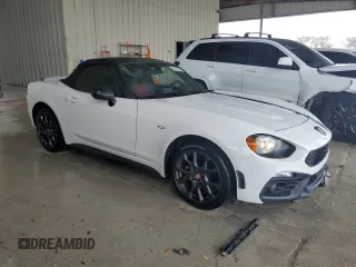 2017 FIAT 124 Spider Lusso with VIN JC1NFAEK6H0119071, listed as a Copart auction lot 52092965 with 79,803 mi miles and Salvage title. Bid and sale history available at DreamBid. Image 4.