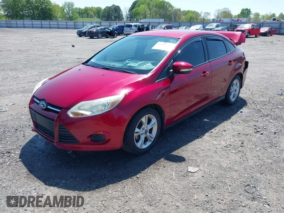 2014 Ford Focus SE with VIN 1FADP3F22EL171416, listed as a IAAI auction lot 41982150 with 130,782 mi miles. Bid and sale history available at carsss.com. Image 18.