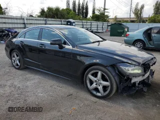 2015 Mercedes-Benz CLS-Class CLS 400 with VIN WDDLJ6FB2FA137276, listed as a Copart auction lot 54877544 with 113,434 mi miles and Salvage Title. Bid and sale history available at carsss.com. Image 4.