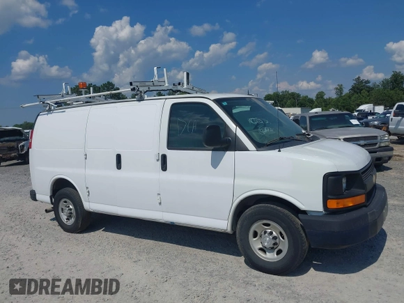 2015 Chevrolet Express Cargo with VIN 1GCWGFCF7F1161232, listed as a IAAI auction lot 42449156 with 168,895 mi miles and . Bid and sale history available at DreamBid. Image 13.