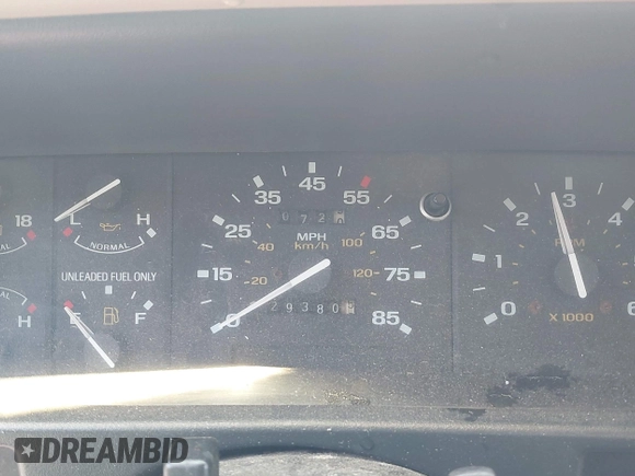 1992 Ford Ranger with VIN 1FTCR10A9NUD12285, listed as a IAAI auction lot 42143170 with 29,380 mi miles and . Bid and sale history available at DreamBid. Image 7.