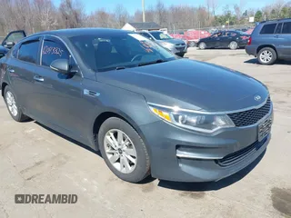 2016 Kia Optima LX z VIN KNAGT4L30G5073267, wystawiony jako IAAI lot #42043325 z przebiegiem 103 182 mil mil oraz . Historia ofert i sprzedaży dostępna na DreamBid. Obrazek 1.