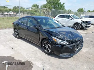 2023 Nissan Sentra SV with VIN 3N1AB8CV8PY240761, listed as a IAAI auction lot 42115618 with 49,078 mi miles. Bid and sale history available at carsss.com. Image 1.