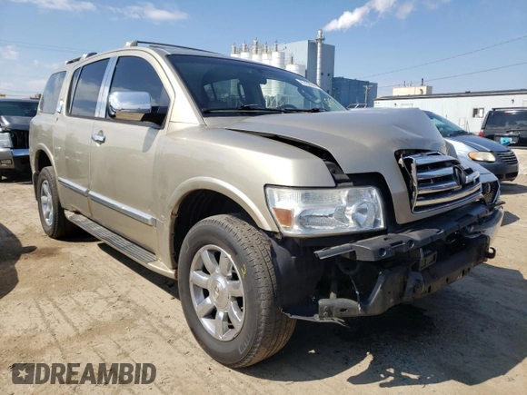 2004 Infiniti QX56 with VIN 5N3AA08C94N812120, listed as a Copart auction lot 47430944 with 193,433 mi miles and Salvage Title. Bid and sale history available at carsss.com. Image 4.