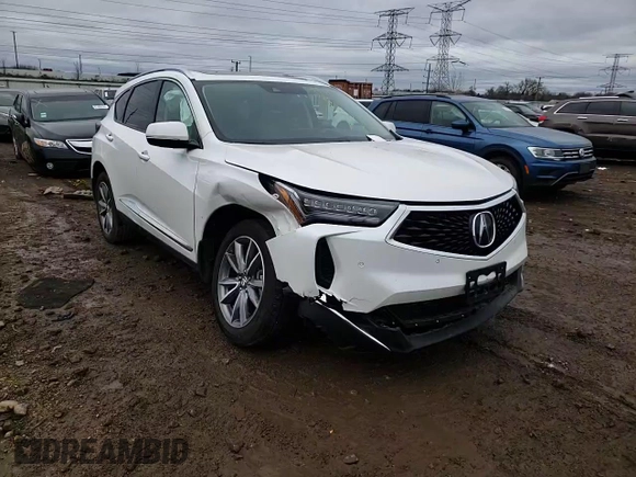 2023 Acura RDX w/Technology Package with VIN 5J8TC2H52PL013763, listed as a Copart auction lot 82059824 with 18,031 mi miles and Salvage Title. Bid and sale history available at carsss.com. Image 11.