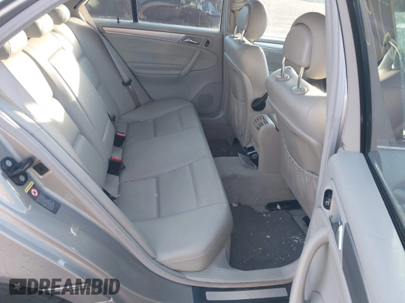 2005 Mercedes-Benz C 230 Kompressor with VIN WDBRF40J75F721490, listed as a IAAI auction lot 42122790 with 127,443 mi miles and . Bid and sale history available at DreamBid. Image 8.