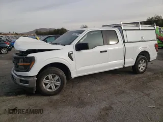 2024 Ford F-150 XL z VIN 1FTEX1KPXRKE22201, wystawiony jako Copart lot #83867104 z przebiegiem 2 494 mil mil oraz Szkoda całkowita • Salvage title. Historia ofert i sprzedaży dostępna na DreamBid. Obrazek 1.