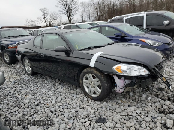 2007 Chevrolet Monte Carlo LT with VIN 2G1WK15N479346463, listed as a Copart auction lot 44295845 with 64,688 mi miles and Salvage title. Bid and sale history available at DreamBid. Image 4.