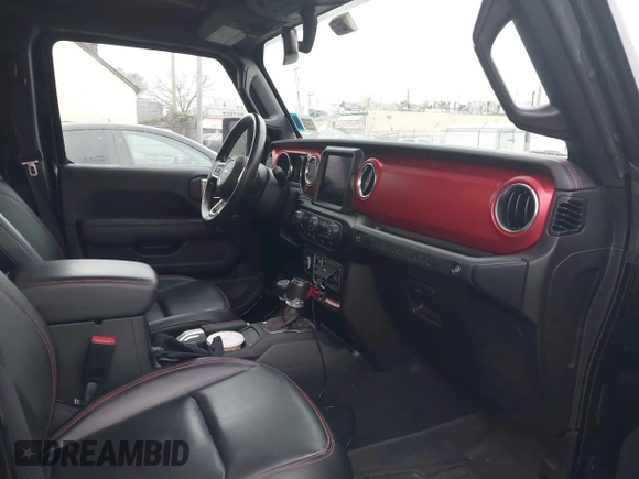 2022 Jeep Wrangler Unlimited Rubicon with VIN 1C4HJXFGXNW127064, listed as a IAAI auction lot 41491203 with 47,700 mi miles and . Bid and sale history available at DreamBid. Image 5.