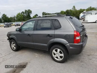 2008 Hyundai Tucson GLS with VIN KM8JM12B88U733619, listed as a Copart auction lot 68029124 with 0 mi miles and Salvage Title. Bid and sale history available at carsss.com. Image 2.