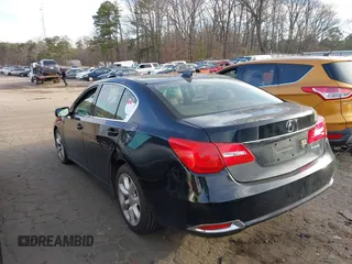 2014 Acura RLX with VIN JH4KC1F39EC002017, listed as a IAAI auction lot 41749675 with 162,000 mi miles. Bid and sale history available at carsss.com. Image 3.