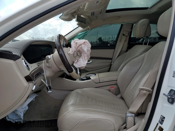 2019 Mercedes-Benz S 560 with VIN WDDUG8GB9KA457525, listed as a Copart auction lot 78275934 with 55,774 mi miles and Salvage Title. Bid and sale history available at DreamBid. Image 7.