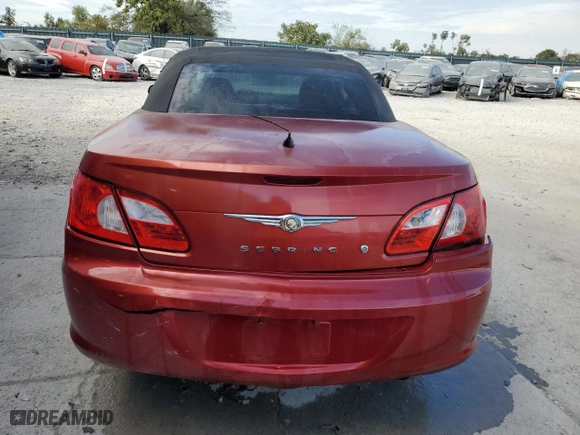 2008 Chrysler Sebring LX with VIN 1C3LC45K98N681848, listed as a Copart auction lot 69414384 with 99,117 mi miles and Salvage Title. Bid and sale history available at carsss.com. Image 6.