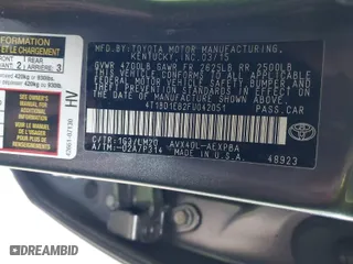 2015 Toyota Avalon Hybrid XLE Touring with VIN 4T1BD1EB2FU042051, listed as a IAAI auction lot 41346573 with 99,324 mi miles. Bid and sale history available at carsss.com. Image 9.