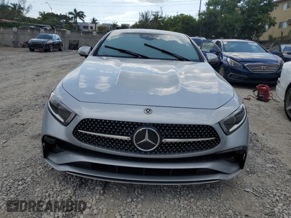 2022 Mercedes-Benz CLS with VIN W1K2J5KB1NA095676, listed as a Copart auction lot 51993254 with 0 mi miles and Salvage Title. Bid and sale history available at carsss.com. Image 5.