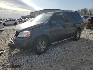 2005 Honda Pilot EX-L with RES with VIN 5FNYF18625B066008, listed as a Copart auction lot 53601625 with 258,630 mi miles and Clean Title. Bid and sale history available at carsss.com. Image 1.