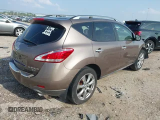 2014 Nissan Murano S with VIN JN8AZ1MW8EW504917, listed as a IAAI auction lot 41771163 with Not Provided miles. Bid and sale history available at carsss.com. Image 4.