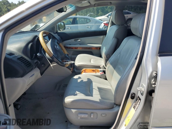 2006 Lexus RX 330 with VIN 2T2GA31U46C045659, listed as a Copart auction lot 60987985 with 122,714 mi miles and Salvage title. Bid and sale history available at DreamBid. Image 7.
