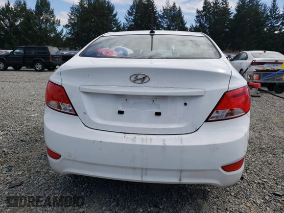 2017 Hyundai Accent SE with VIN KMHCT4AE0HU265474, listed as a Copart auction lot 46805963 with 83,401 mi miles. Bid and sale history available at carsss.com. Image 6.