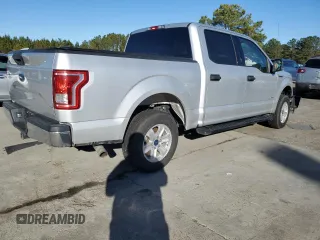 2017 Ford F-150 XL with VIN 1FTEW1CP4HKC35715, listed as a Copart auction lot 41660765 with 0 mi miles and Salvage Title. Bid and sale history available at carsss.com. Image 3.