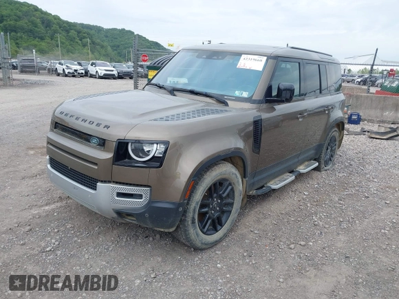 2021 Land Rover Defender S with VIN SALEJ7RX8M2041751, listed as a IAAI auction lot 42319668 with 57,774 mi miles and . Bid and sale history available at DreamBid. Image 2.