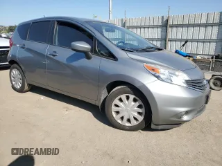 2015 Nissan Note S Plus with VIN 3N1CE2CPXFL437795, listed as a Copart auction lot 63340625 with 60,079 mi miles and Salvage title. Bid and sale history available at DreamBid. Image 4.