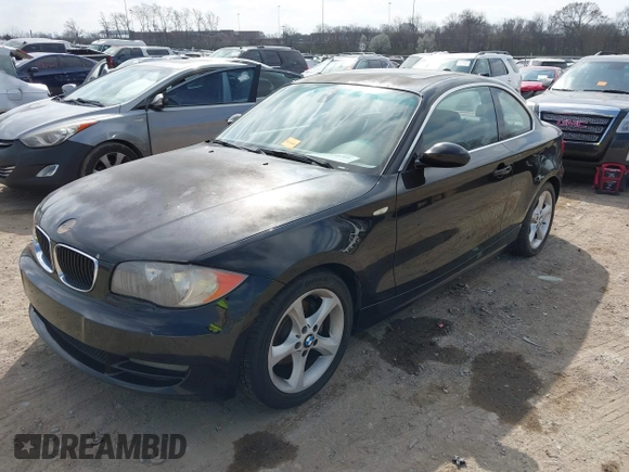 2009 BMW 1 Series 128i with VIN WBAUP73559VF07103, listed as a IAAI auction lot 41777559 with 125,316 mi miles and . Bid and sale history available at carsss.com. Image 2.