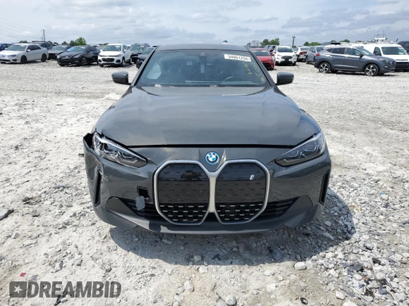 2023 BMW i4 eDrive40 with VIN WBY73AW03PFN64332, listed as a Copart auction lot 54061254 with 31,138 mi miles. Bid and sale history available at carsss.com. Image 5.