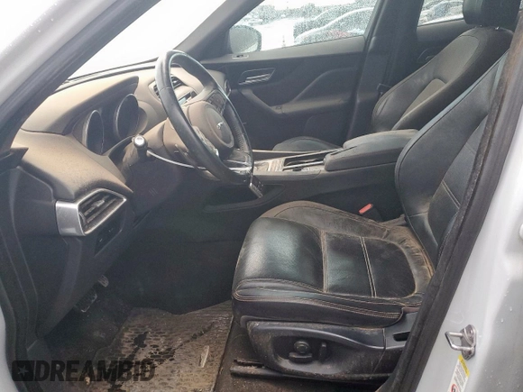 2018 Jaguar F-Pace 20d Prestige with VIN SADCK2FN9JA255073, listed as a Copart auction lot 54327105 with Not Provided miles and Clean Title. Bid and sale history available at DreamBid. Image 7.