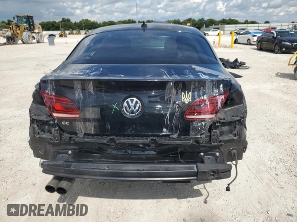2013 Volkswagen CC Lux with VIN WVWRN7AN9DE506012, listed as a Copart auction lot 68066574 with 125,787 mi miles and Salvage Title. Bid and sale history available at carsss.com. Image 6.