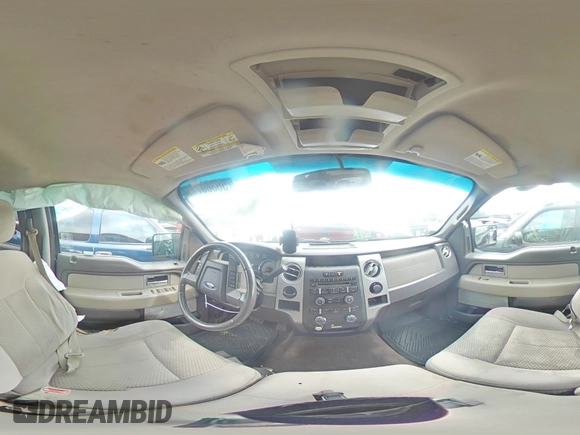 2010 Ford F-150 XL with VIN 1FTEW1C81AFA97042, listed as a Copart auction lot 56386715 with 403,734 mi miles and Salvage title. Bid and sale history available at DreamBid. Image 14.
