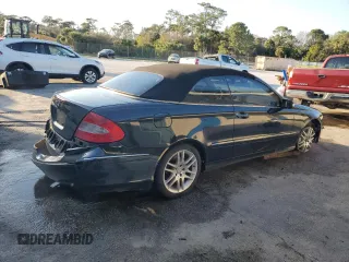 2009 Mercedes-Benz CLK 350 with VIN WDBTK56F19T103518, listed as a Copart auction lot 44406055 with 145,634 mi miles and Salvage title. Bid and sale history available at DreamBid. Image 3.