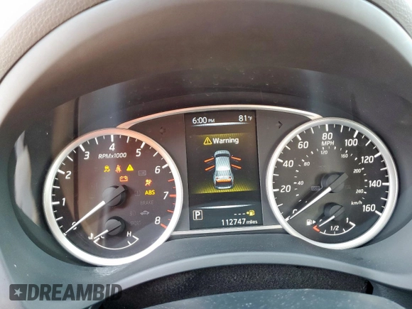 2017 Nissan Sentra SV with VIN 3N1AB7AP2HL663543, listed as a Copart auction lot 60820755 with 112,747 mi miles and Salvage title. Bid and sale history available at DreamBid. Image 9.