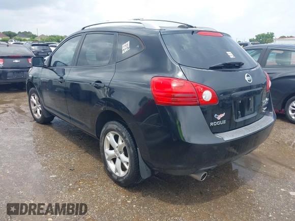 2009 Nissan Rogue S with VIN JN8AS58VX9W164141, listed as a IAAI auction lot 42178408 with 154,309 mi miles. Bid and sale history available at carsss.com. Image 3.