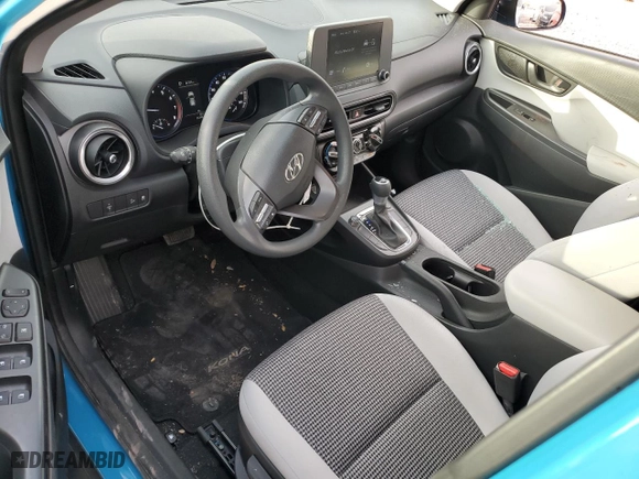 2022 Hyundai Kona SE with VIN KM8K22ABXNU808771, listed as a Copart auction lot 42257895 with 36,242 mi miles and Salvage Title. Bid and sale history available at carsss.com. Image 8.
