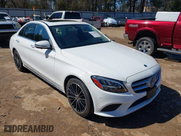 2020 Mercedes-Benz C 300 with VIN WDDWF8DB6LR559612, listed as a IAAI auction lot 41758983 with 31,014 mi miles and . Bid and sale history available at DreamBid. Image 1.