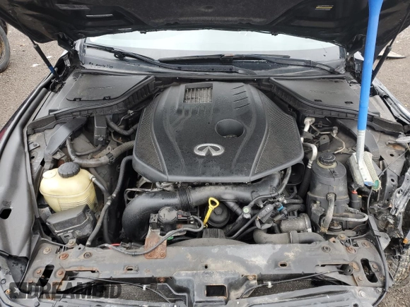 2016 Infiniti Q50 2.0t Premium with VIN JN1CV7AR5GM250313, listed as a Copart auction lot 50834625 with 113,245 mi miles and Salvage Title. Bid and sale history available at carsss.com. Image 11.