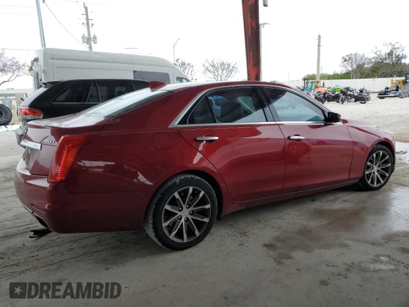 2016 Cadillac CTS Sedan Luxury Collection RWD with VIN 1G6AR5SX8G0117405, listed as a Copart auction lot 88578555 with 62,579 mi miles and Clean Title. Bid and sale history available at carsss.com. Image 3.