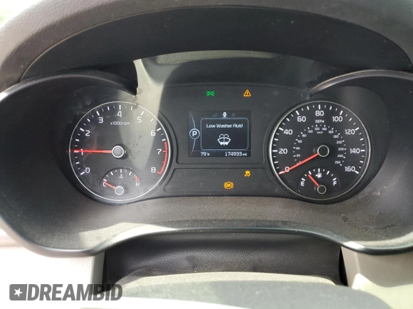 2016 Kia Optima LX with VIN 5XXGT4L31GG106405, listed as a Copart auction lot 56668605 with 174,933 mi miles and Clean title. Bid and sale history available at DreamBid. Image 9.